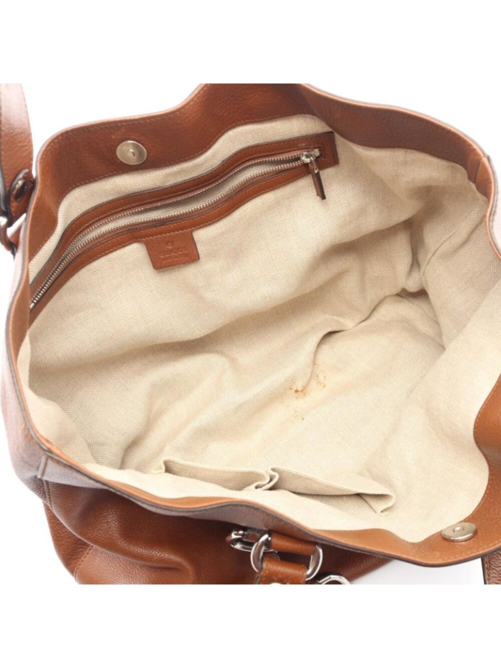 Gucci Tote Icon Bit Brown Leather Horsebit - Picture 3 of 11